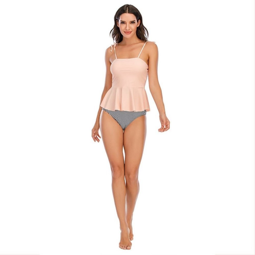 2 Piece Bathing Suits For Women, Trendy High Waist